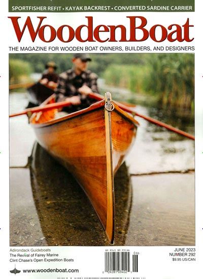 Titelbild der Ausgabe 6/2023 von WoodenBoat. Diese Zeitschrift und viele weitere Sportmagazine als Abo oder epaper bei United Kiosk online kaufen.