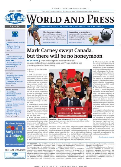 Titelbild der Ausgabe 11/2025 von World and Press. Diese Zeitschrift und viele weitere Reisemagazine, Freizeitmagazine und Wissensmagazine als Abo oder epaper bei United Kiosk online kaufen.