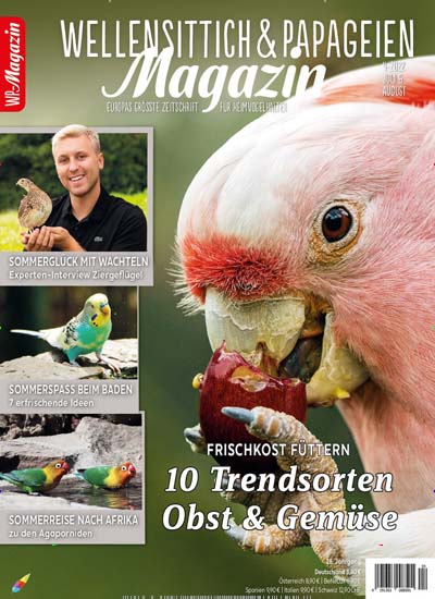 Titelbild der Ausgabe 4/2022 von WP Magazin Wellensittiche & Papageien. Diese Zeitschrift und viele weitere Elternzeitschriften und Tierzeitschriften als Abo oder epaper bei United Kiosk online kaufen.