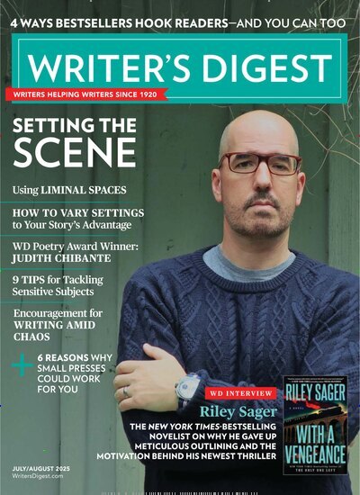 Titelbild der Ausgabe 4/2025 von Writers Digest. Diese Zeitschrift und viele weitere Reisemagazine, Freizeitmagazine und Wissensmagazine als Abo oder epaper bei United Kiosk online kaufen.