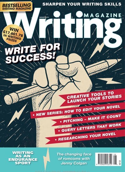 Titelbild der Ausgabe 8/2025 von Writing Magazine. Diese Zeitschrift und viele weitere Reisemagazine, Freizeitmagazine und Wissensmagazine als Abo oder epaper bei United Kiosk online kaufen.