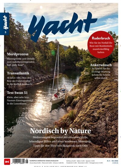 Titelbild der Ausgabe 5/2026 von Yacht. Diese Zeitschrift und viele weitere Sportmagazine als Abo oder epaper bei United Kiosk online kaufen.