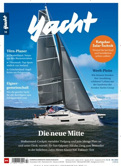 Titelbild der Ausgabe 10/2024 von Yacht. Diese Zeitschrift und viele weitere Sportmagazine als Abo oder epaper bei United Kiosk online kaufen.