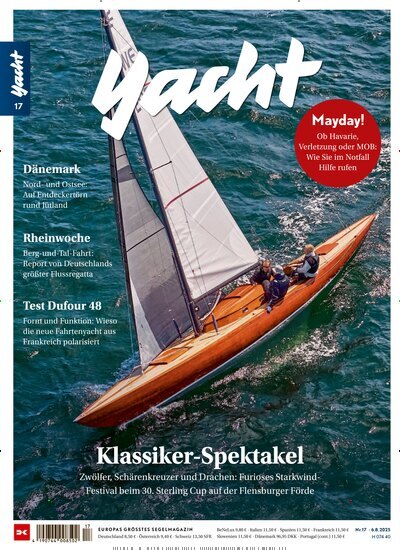Titelbild der Ausgabe 17/2025 von Yacht. Diese Zeitschrift und viele weitere Sportmagazine als Abo oder epaper bei United Kiosk online kaufen.
