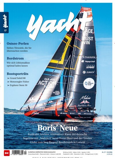 Titelbild der Ausgabe 17/2026 von Yacht. Diese Zeitschrift und viele weitere Sportmagazine als Abo oder epaper bei United Kiosk online kaufen.