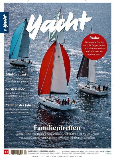 Titelbild der Ausgabe 20/2025 von Yacht. Diese Zeitschrift und viele weitere Sportmagazine als Abo oder epaper bei United Kiosk online kaufen.
