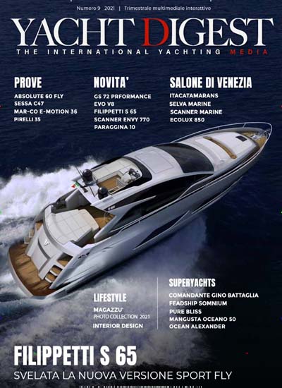 Titelbild der Ausgabe 9/2021 von Yacht Digest Italien. Diese Zeitschrift und viele weitere Sportmagazine als Abo oder epaper bei United Kiosk online kaufen.