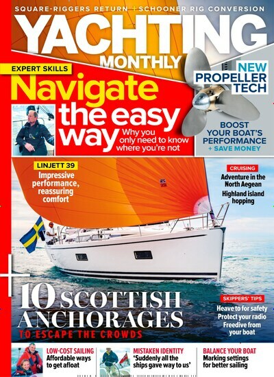 Titelbild der Ausgabe 6/2024 von Yachting Monthly. Diese Zeitschrift und viele weitere Sportmagazine als Abo oder epaper bei United Kiosk online kaufen.