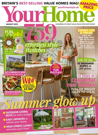 Titelbild der Ausgabe 8/2025 von Your Home. Diese Zeitschrift und viele weitere Gartenzeitschriften und Wohnzeitschriften als Abo oder epaper bei United Kiosk online kaufen.