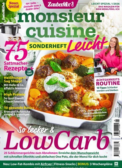 Titelbild der Ausgabe 1/2026 von ZauberMix Spezial. Diese Zeitschrift und viele weitere Kochzeitschriften und Backzeitschriften als Abo oder epaper bei United Kiosk online kaufen.