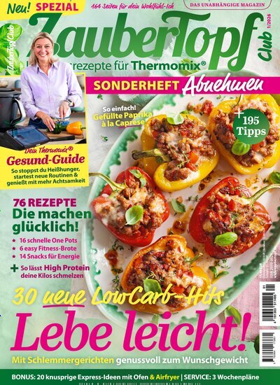 Titelbild der Ausgabe 1/2026 von ZauberTopf Spezial. Diese Zeitschrift und viele weitere Kochzeitschriften und Backzeitschriften als Abo oder epaper bei United Kiosk online kaufen.