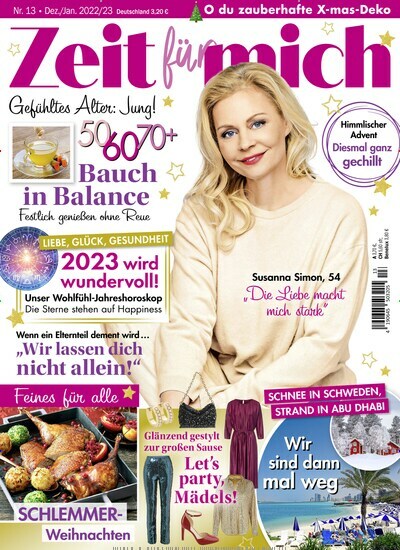 Titelbild der Ausgabe 13/2022 von Zeit für mich. Diese Zeitschrift und viele weitere Frauenzeitschriften als Abo oder epaper bei United Kiosk online kaufen.