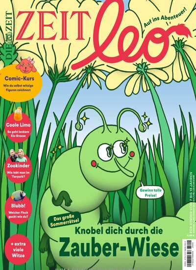 Titelbild der Ausgabe 4/2025 von ZEIT Leo. Diese Zeitschrift und viele weitere Jugendzeitschriften und Kinderzeitschriften als Abo oder epaper bei United Kiosk online kaufen.