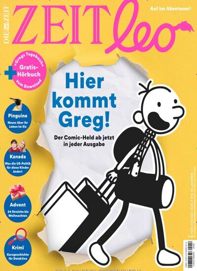 Titelbild der Ausgabe 6/2025 von ZEIT Leo. Diese Zeitschrift und viele weitere Jugendzeitschriften und Kinderzeitschriften als Abo oder epaper bei United Kiosk online kaufen.