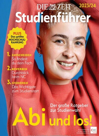 Titelbild der Ausgabe 1/2023 von Zeit Studienführer. Diese Zeitschrift und viele weitere Wirtschaftsmagazine und Politikmagazine als Abo oder epaper bei United Kiosk online kaufen.