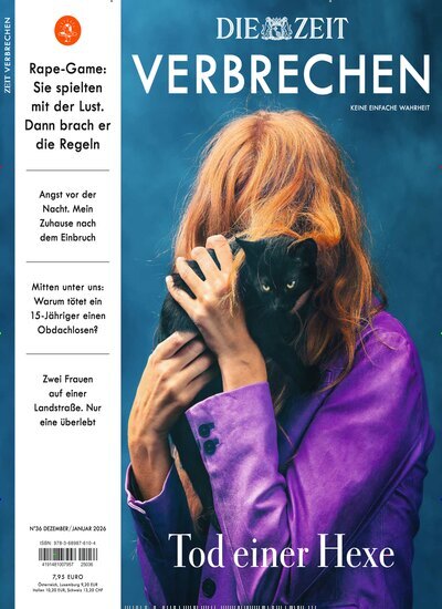 Titelbild der Ausgabe 36/2025 von ZEIT Verbrechen. Diese Zeitschrift und viele weitere Reisemagazine, Freizeitmagazine und Wissensmagazine als Abo oder epaper bei United Kiosk online kaufen.