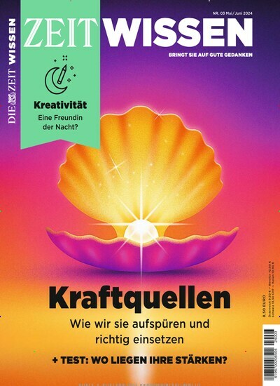 Titelbild der Ausgabe 3/2024 von ZEIT Wissen. Diese Zeitschrift und viele weitere Reisemagazine, Freizeitmagazine und Wissensmagazine als Abo oder epaper bei United Kiosk online kaufen.