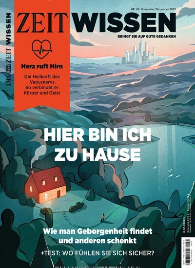 Titelbild der Ausgabe 6/2025 von ZEIT Wissen. Diese Zeitschrift und viele weitere Reisemagazine, Freizeitmagazine und Wissensmagazine als Abo oder epaper bei United Kiosk online kaufen.