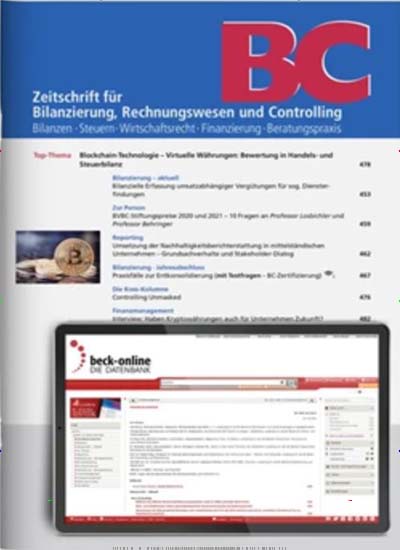 Titelbild der Ausgabe 2/2024 von Zeitschrift für Bilanzierung, Rechnungswesen und Controlling (BC). Diese Zeitschrift und viele weitere Businessmagazine als Abo oder epaper bei United Kiosk online kaufen.