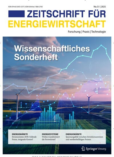 Titelbild der Ausgabe 1/2025 von Zeitschrift für Energiewirtschaft Sonderheft. Diese Zeitschrift und viele weitere Naturzeitschriften, Landwirtschaftszeitungen und Umweltmagazine als Abo oder epaper bei United Kiosk online kaufen.