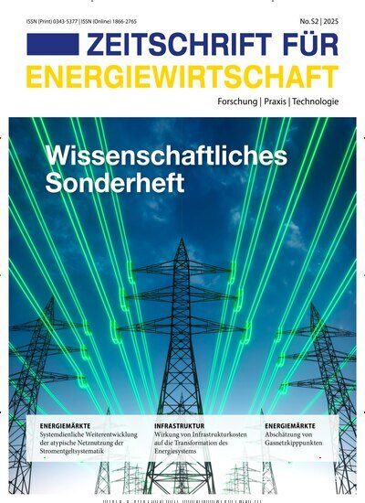 Titelbild der Ausgabe 2/2025 von Zeitschrift für Energiewirtschaft Sonderheft. Diese Zeitschrift und viele weitere Naturzeitschriften, Landwirtschaftszeitungen und Umweltmagazine als Abo oder epaper bei United Kiosk online kaufen.