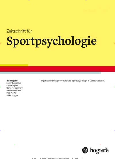 Titelbild der Ausgabe 1/2021 von Zeitschrift für Sportpsychologie. Diese Zeitschrift und viele weitere Pflegezeitschriften und medizinische Fachzeitschriften als Abo oder epaper bei United Kiosk online kaufen.