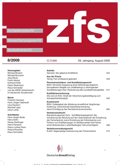 Titelbild der Ausgabe 9/2023 von zfs Zeitschrift für Schadensrecht. Diese Zeitschrift und viele weitere Jurazeitschriften und Zeitschriften für Verwaltung als Abo oder epaper bei United Kiosk online kaufen.