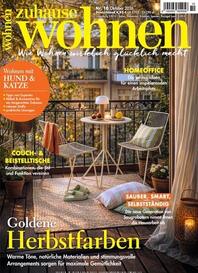 Titelbild der Ausgabe 10/2026 von Zuhause Wohnen. Diese Zeitschrift und viele weitere Gartenzeitschriften und Wohnzeitschriften als Abo oder epaper bei United Kiosk online kaufen.