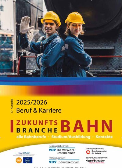Titelbild der Ausgabe 1/2026 von Zukunftsbranche Bahn. Diese Zeitschrift und viele weitere Logistikmagazine und Medienmagazine als Abo oder epaper bei United Kiosk online kaufen.