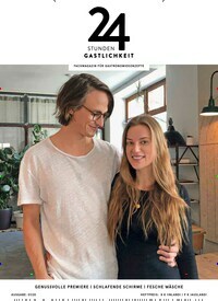 Titelbild der Ausgabe 1/2020 von 24 Stunden Gastlichkeit. Diese Zeitschrift und viele weitere Gastronomiezeitschriften, Fashionmagazine, Beautymagazine als Abo oder epaper bei United Kiosk online kaufen.