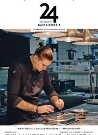 Titelbild der Ausgabe 5/2023 von 24 Stunden Gastlichkeit. Diese Zeitschrift und viele weitere Gastronomiezeitschriften, Fashionmagazine, Beautymagazine als Abo oder epaper bei United Kiosk online kaufen.