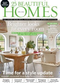 Titelbild der Ausgabe 4/2026 von 25 Beautiful Homes. Diese Zeitschrift und viele weitere Gartenzeitschriften und Wohnzeitschriften als Abo oder epaper bei United Kiosk online kaufen.