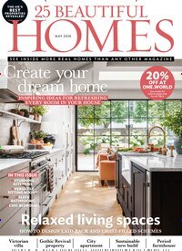 Titelbild der Ausgabe 5/2026 von 25 Beautiful Homes. Diese Zeitschrift und viele weitere Gartenzeitschriften und Wohnzeitschriften als Abo oder epaper bei United Kiosk online kaufen.