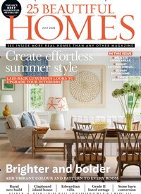 Titelbild der Ausgabe 7/2026 von 25 Beautiful Homes. Diese Zeitschrift und viele weitere Gartenzeitschriften und Wohnzeitschriften als Abo oder epaper bei United Kiosk online kaufen.