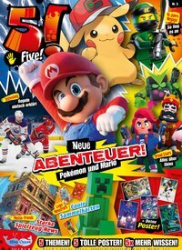 Titelbild der Ausgabe 3/2026 von 5!. Diese Zeitschrift und viele weitere Jugendzeitschriften und Kinderzeitschriften als Abo oder epaper bei United Kiosk online kaufen.