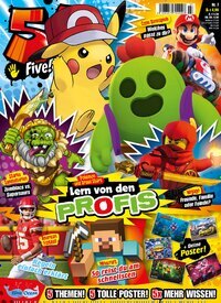 Titelbild der Ausgabe 7/2026 von 5!. Diese Zeitschrift und viele weitere Jugendzeitschriften und Kinderzeitschriften als Abo oder epaper bei United Kiosk online kaufen.