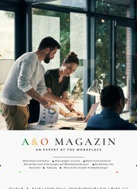 Titelbild der Ausgabe 1/2022 von A & O Magazin. Diese Zeitschrift und viele weitere Businessmagazine als Abo oder epaper bei United Kiosk online kaufen.