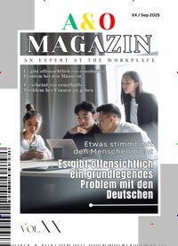 Titelbild der Ausgabe 20/2025 von A & O Magazin. Diese Zeitschrift und viele weitere Businessmagazine als Abo oder epaper bei United Kiosk online kaufen.