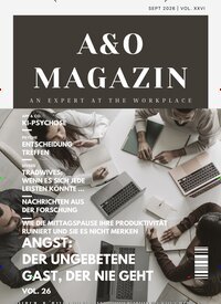 Titelbild der Ausgabe 26/2026 von A & O Magazin. Diese Zeitschrift und viele weitere Businessmagazine als Abo oder epaper bei United Kiosk online kaufen.