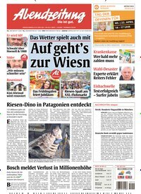 Titelbild der Ausgabe 88/2026 von Abendzeitung München. Diese Zeitschrift und viele weitere Zeitungsabos als Abo oder epaper bei United Kiosk online kaufen.