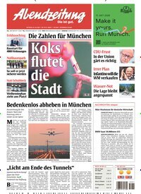 Titelbild der Ausgabe 171/2026 von Abendzeitung München. Diese Zeitschrift und viele weitere Zeitungsabos als Abo oder epaper bei United Kiosk online kaufen.
