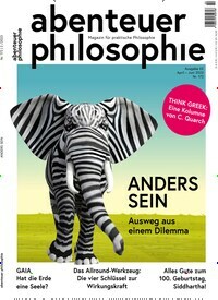 Titelbild der Ausgabe 2/2023 von Abenteuer Philosophie. Diese Zeitschrift und viele weitere Reisemagazine, Freizeitmagazine und Wissensmagazine als Abo oder epaper bei United Kiosk online kaufen.