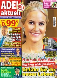 Titelbild der Ausgabe 6/2026 von Adel aktuell. Diese Zeitschrift und viele weitere Frauenzeitschriften als Abo oder epaper bei United Kiosk online kaufen.