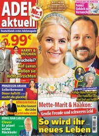 Titelbild der Ausgabe 8/2026 von Adel aktuell. Diese Zeitschrift und viele weitere Frauenzeitschriften als Abo oder epaper bei United Kiosk online kaufen.