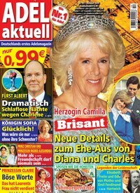 Titelbild der Ausgabe 10/2020 von Adel aktuell. Diese Zeitschrift und viele weitere Frauenzeitschriften als Abo oder epaper bei United Kiosk online kaufen.