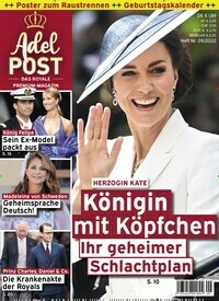 Titelbild der Ausgabe 9/2022 von AdelPost. Diese Zeitschrift und viele weitere Frauenzeitschriften als Abo oder epaper bei United Kiosk online kaufen.