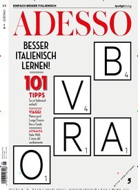 Titelbild der Ausgabe 5/2018 von Adesso. Diese Zeitschrift und viele weitere Reisemagazine, Freizeitmagazine und Wissensmagazine als Abo oder epaper bei United Kiosk online kaufen.