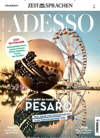 Titelbild der Ausgabe 5/2024 von Adesso. Diese Zeitschrift und viele weitere Reisemagazine, Freizeitmagazine und Wissensmagazine als Abo oder epaper bei United Kiosk online kaufen.