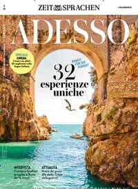 Titelbild der Ausgabe 6/2022 von Adesso. Diese Zeitschrift und viele weitere Reisemagazine, Freizeitmagazine und Wissensmagazine als Abo oder epaper bei United Kiosk online kaufen.
