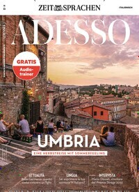 Titelbild der Ausgabe 11/2022 von Adesso. Diese Zeitschrift und viele weitere Reisemagazine, Freizeitmagazine und Wissensmagazine als Abo oder epaper bei United Kiosk online kaufen.